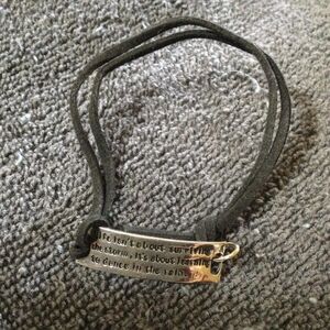 Inspirational Black Bracelet